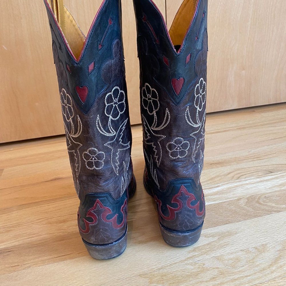 Old Gringo Golondrita Boot Black Size 8 D Western… - image 3